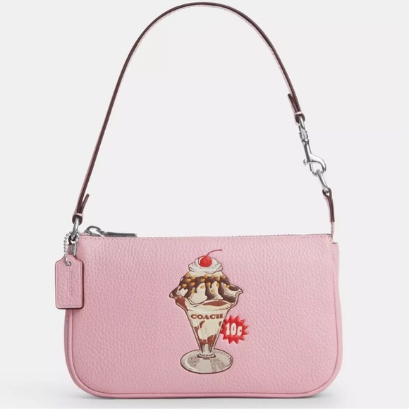 Coach Handbags - Coach Nolita 19 With Sundae
Graphic Cherry Blossom
Shoulder Bag
